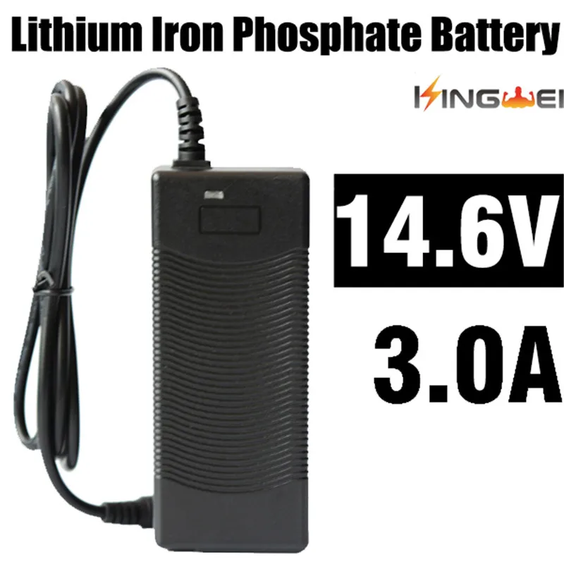 

KingWei 1pcs AC 100V-240V Converter Adapter DC 14.6v 3A Power Supply EU US UK Plug DC Plug for 18650 Battery Lithium Pack