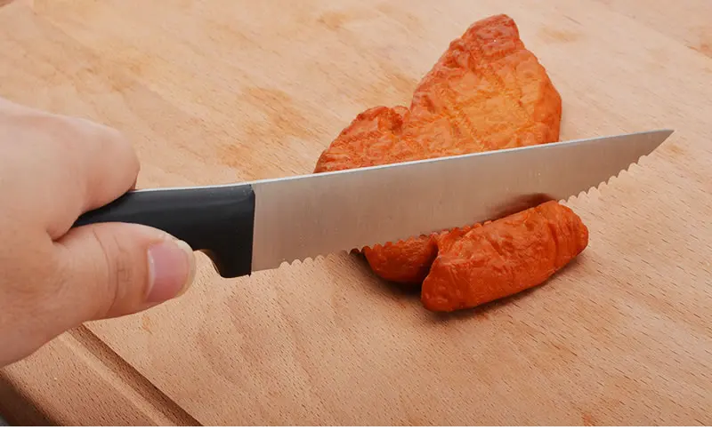 UPSPIRIT 4,6" дюймовый нож для стейка 3CR13 из нержавеющей стали зубчатое лезвие Нескользящая ручка острый нож для мяса кухонная утварь