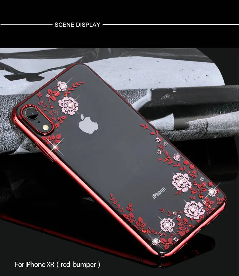 KINGXBAR for iPhone XR Cover Gorgeous Case for iPhone XR Case Luxury for Apple iPhoneXR Coque Crystals 2018 New Stylish 6.1      (14)