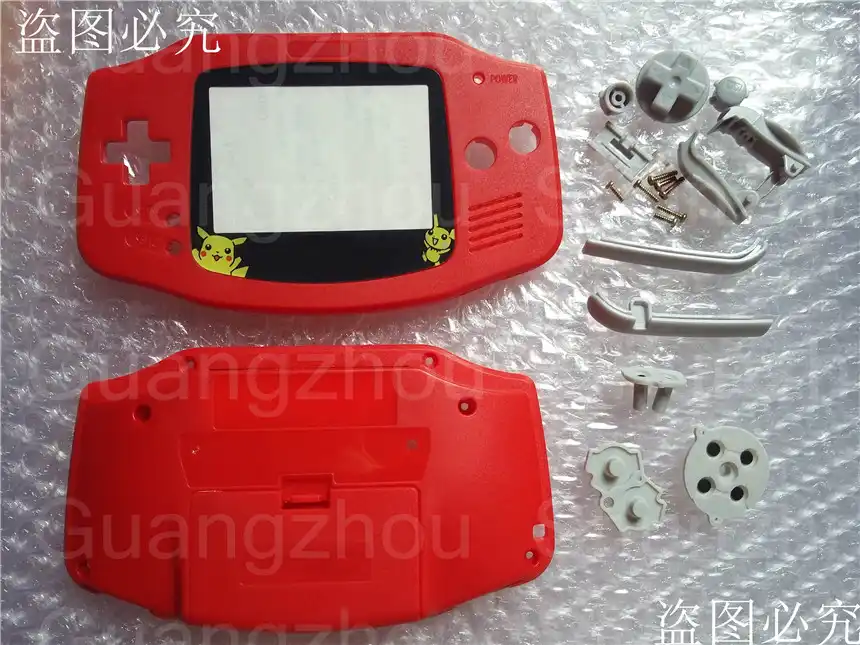 Red Color Housing Shell Cover Case For Gameboy Advance Gba