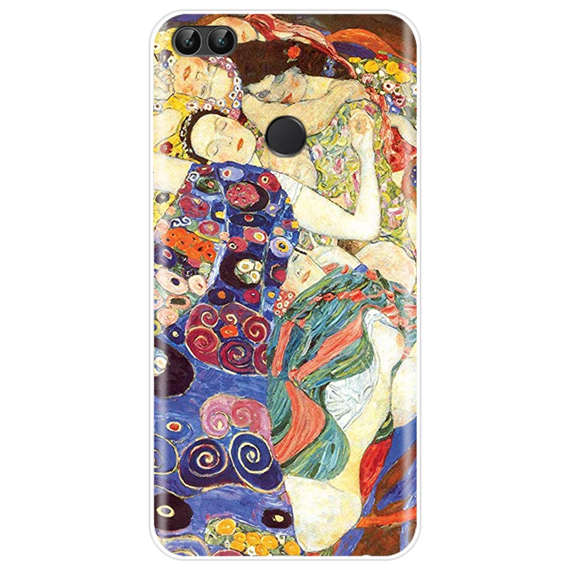 Мягкий силиконовый чехол-книжка Kiss by Gustav Klimt из ТПУ чехол для Huawei P9 P10 P20 PLUS P20 P30 PRO P8 P9 P10 P20 P30 lite P smart