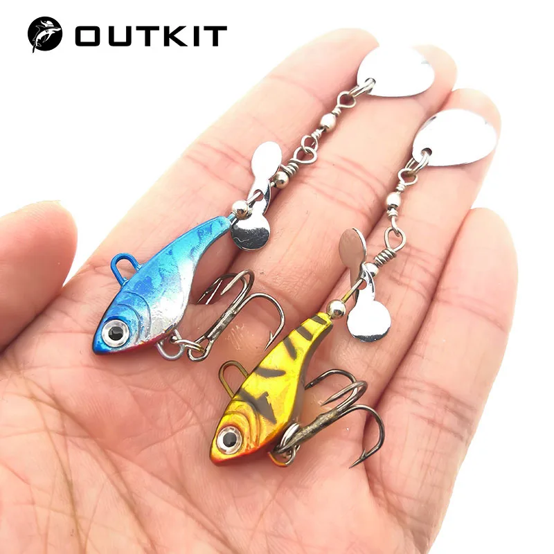 OUTKIT 12g البحر باس شفرة إغراء الصيد سبينر المعادن الصيد إغراء طعم صيد معدن المعادن VIB Crankbait الصيد معالجة ملعقة طويلة النار OUTKIT 12g البحر باس شفرة إغراء الصيد سبينر المعادن الصيد إغراء طعم صيد معدن المعادن VIB Crankbait الصيد معالجة ملعقة طويلة النار