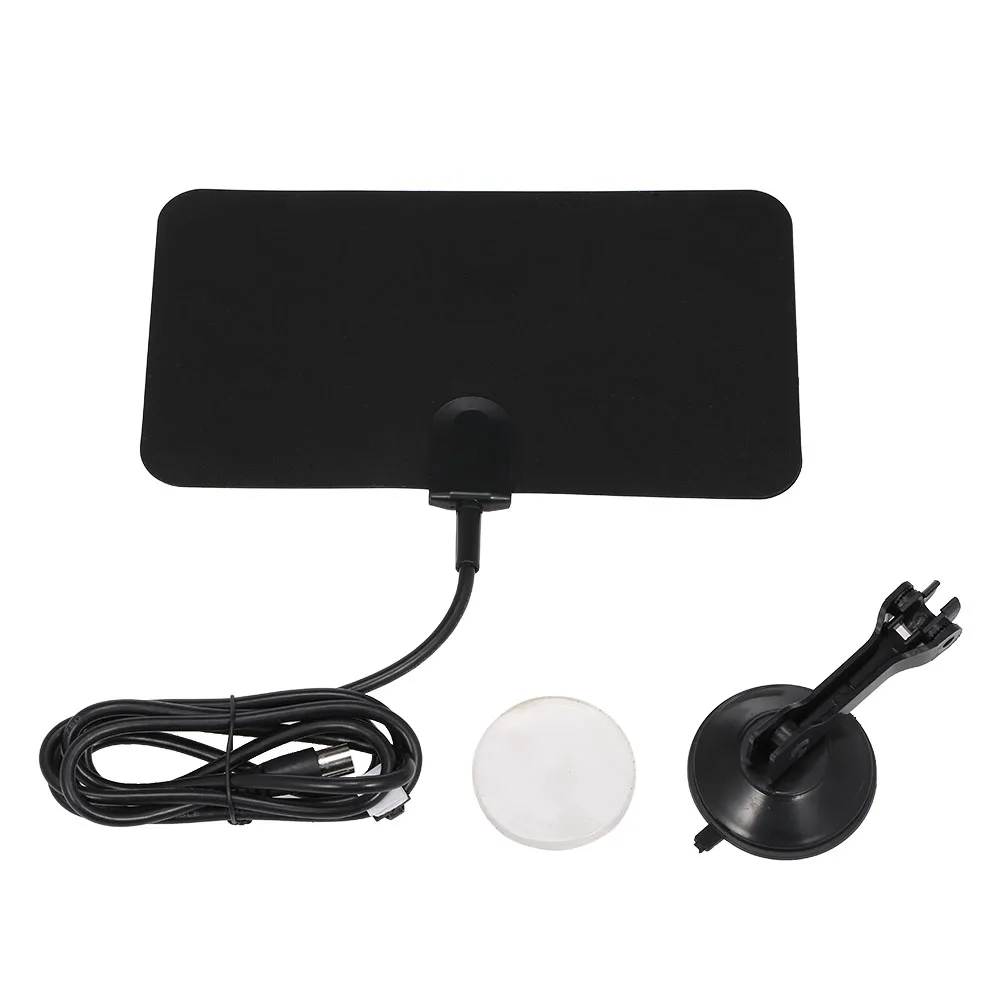 LAN-1030B HDTV TV Antenna Ultra-thin Receiving with 25 Miles Range Reciever IEC Male w/Installation Kit | Электроника