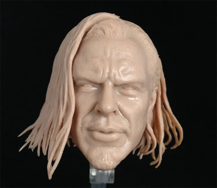 

Custom 1/6 Scale blank Head Sculpt Mickey Rourke IRON MAN 2 IVAN WHIPLASH