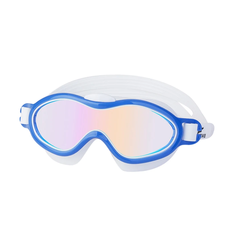 Детские очки для плавания для мальчиков и девочек, детские силиконовые водонепроницаемые противотуманные УФ-очки для дайвинга