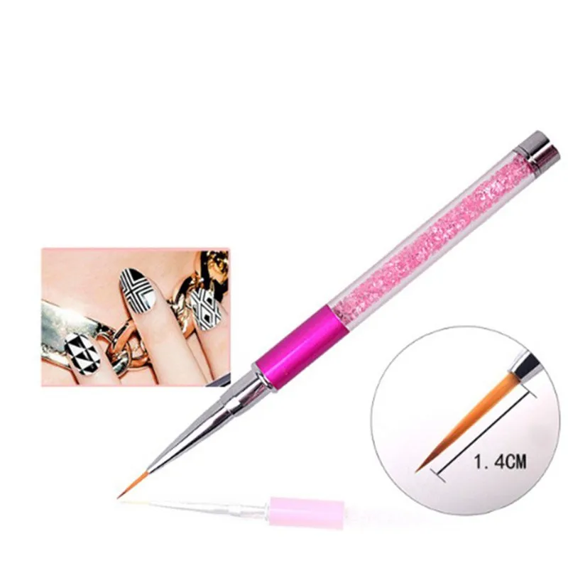 Natural 20PCS/Set Nail Art Pens Painting Drawing Polish Brush Tools Design Dotting Women New