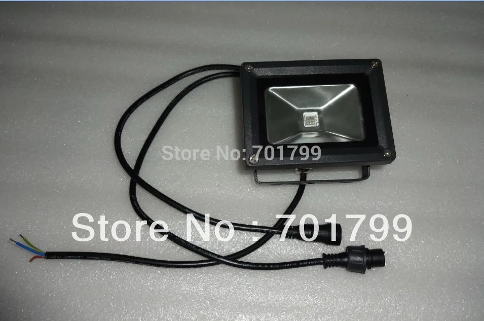 Вход 12 В постоянного тока 10 Вт RGB DMX светодиодный прожектор IP66 Высокое качество С 15