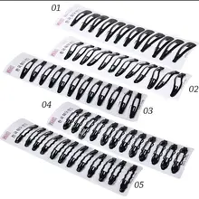 4/12 шт./упак. Портативный черный оснастки Заколки для волос Для женщин девочек заколки для волос заколка зажим для волос головные уборы для детей стильные инструменты для волос, аксессуары