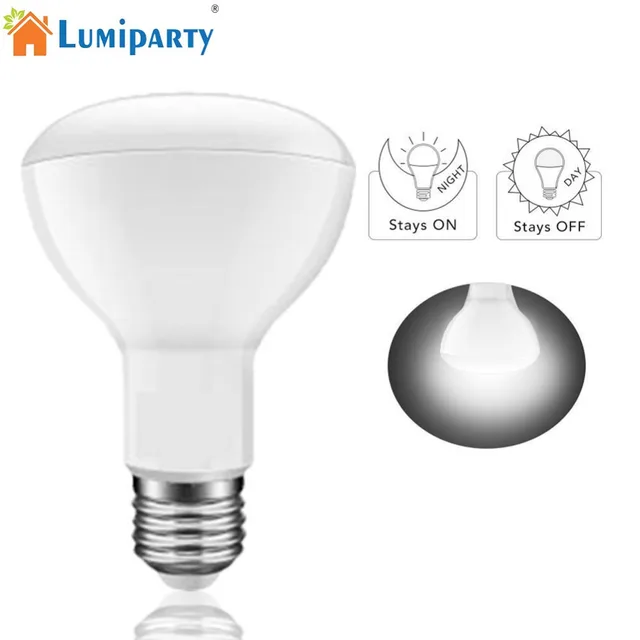 Us 9 68 37 Off Lumiparty Led Bulb E27 Magic Light Control Indoor Outdoor 10w Dusk To Dawn Br30 Auto Turn On In Bulbs S