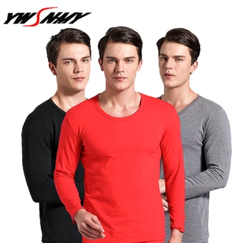 

New Winter Men's Thermal Underwear Suit Comfortable High Quality Cotton Plus velvet Man Shirt+Pants Warm Clothing Sets