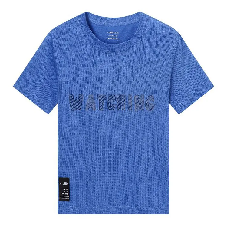 Summer Sports Girls Boys T-shirts Children Top Tees Fast Drying Elasticity Hygroscopic Anti-UV Outfits For 4-13 Years old