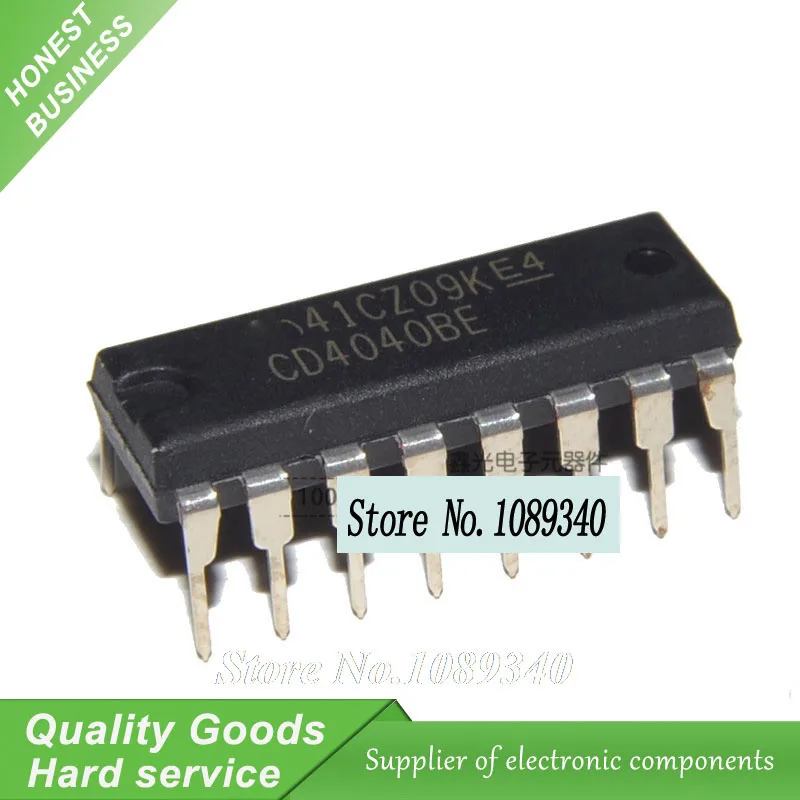 Buy 20PCS CD4040BE CD4040B CD4040 DIP logic chip New
