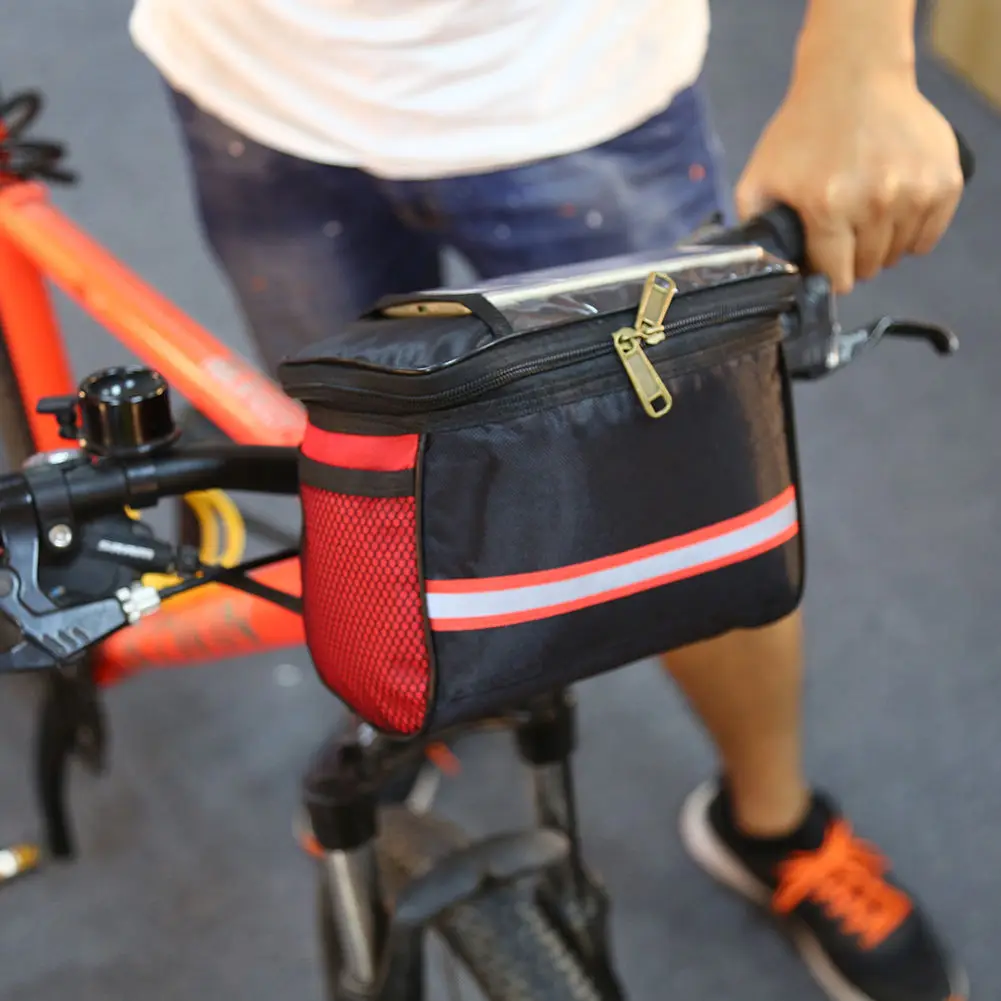

Waterproof Riding Cycling Bike Handlebar Bag Bicycle Front Tube Pocket Pack