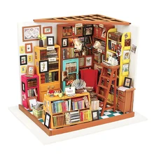 DIY Doll House Miniatura with Furniture Wooden Doll Houses Miniature Toy for Children Home Decor Craft