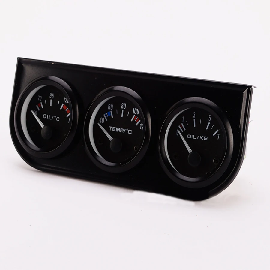 Wassertemperaturanzeige Water temperatur gauge Boot Boot Boat Marine 52 mm black