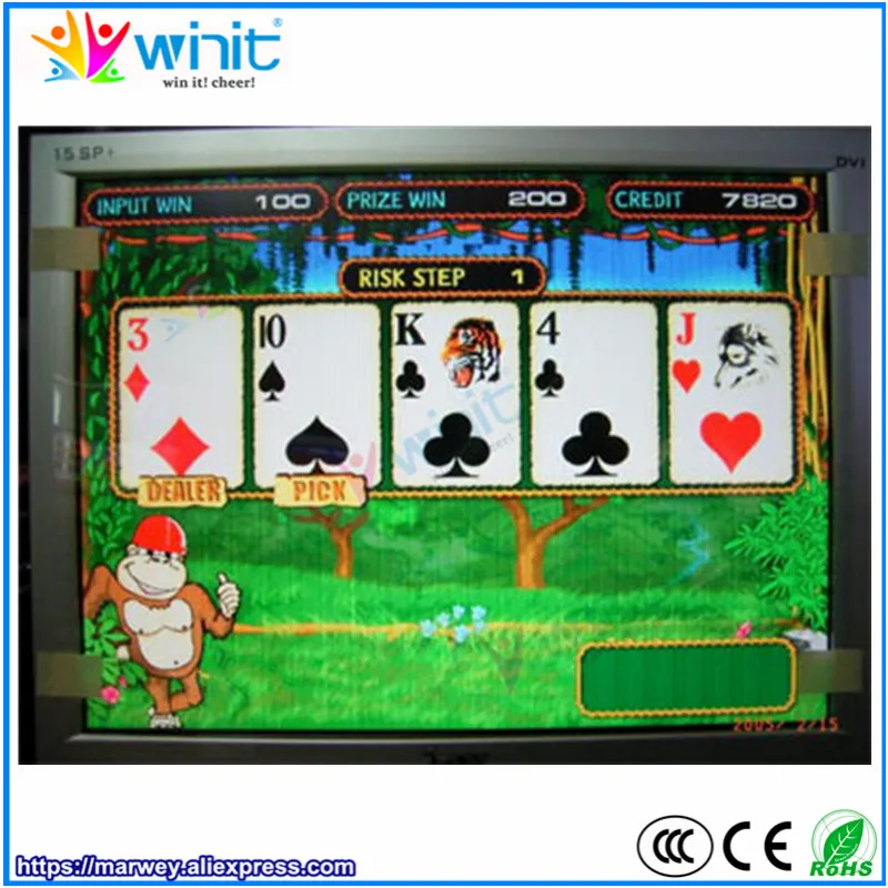 Marwey Crazy Monkey игровая доска для казино jamma 1 в красная печатная плата игровых