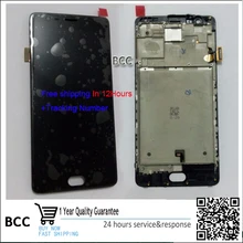 100 Original Warranty LCD Display Touch Screen Digitizer with frame For Oneplus 3 Best quality with