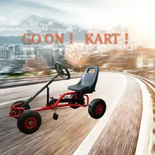 Карт с педалями Одноместный четырехколесный дешевый картинг для детей