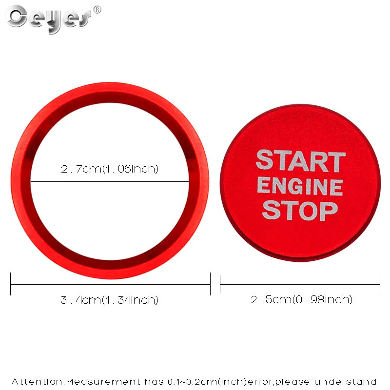 Start Engine Button Ring for AUDI (24)