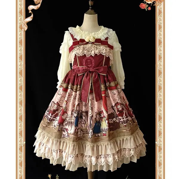 

Baby Doll House ~ Printed Sweet Sleeveless JSK Dress by Infanta ~ Pre order
