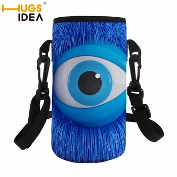 

HUGSIDEA Little Monster Print Sport Glass Water Bottle Cover high temperature universal Cup Protector single layer Insulated Cup