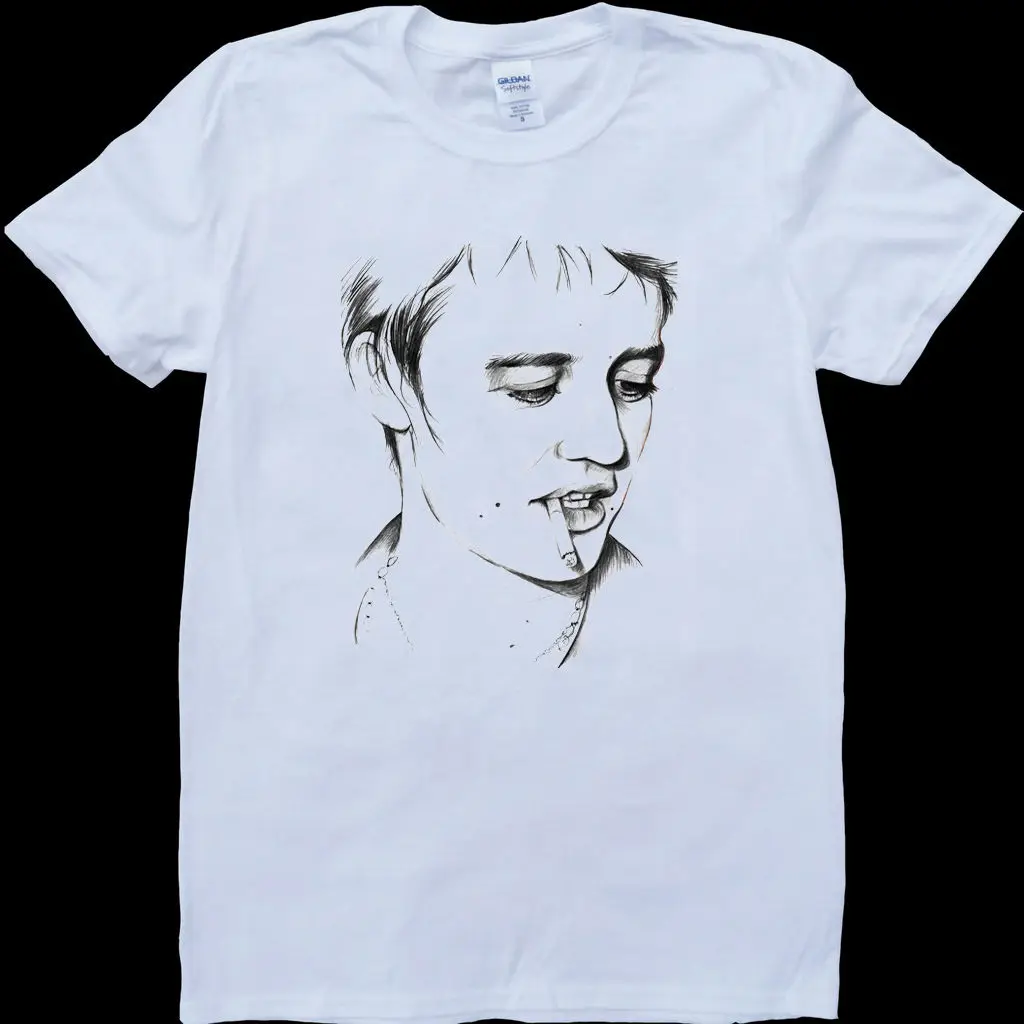 Pete Doherty Libertines/белая футболка на заказ летняя Мужская модная удобная Повседневная