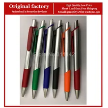 Квадратная пластиковая шариковая ручка Выдвижная шариковая авторучка принт с логотипом заказчика