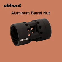 Ohhunt Тактический Сталь баррель гайка/Алюминий ствола Гайка для свободном ключ мод handgaurd Пикатинни