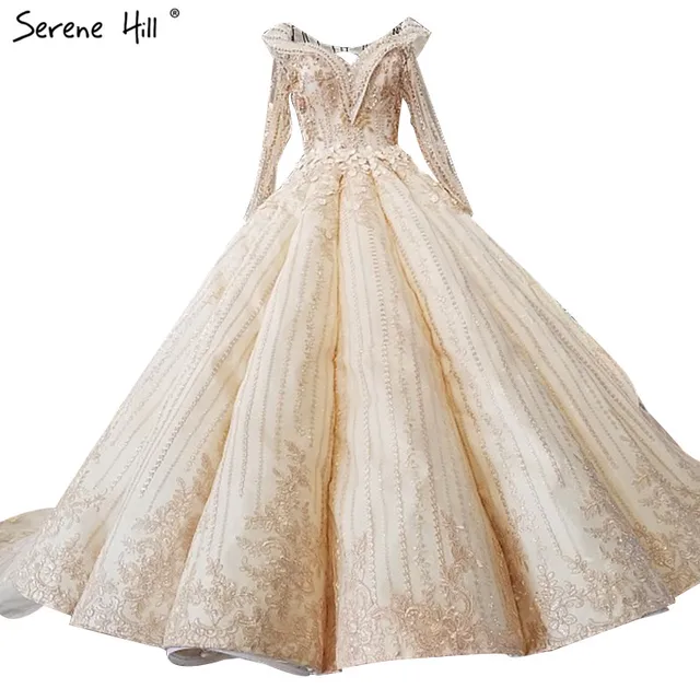 Luxury Vintage Bridal Train Y Wedding Dresses 2018 High End Luxury Vintage Bridal Train Y Wedding Dresses 2018 High End Cusotm Long Sleeve Fashion