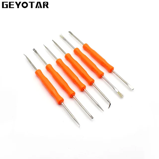 Best Offers 6pcs/set Solder Assist Precision Electronic Components Welding Grinding Cleaning Assembly Hand Tool Repair Tool Kit Best Offers 6pcs/set Solder Assist Precision Electronic Components Welding Grinding Cleaning Assembly Hand Tool Repair Tool Kit