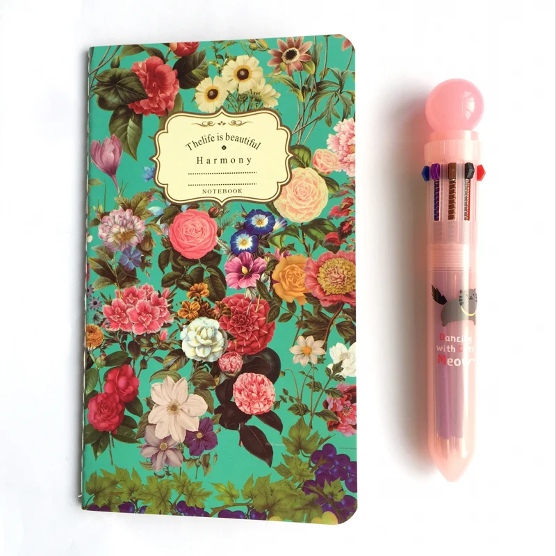 20 Sheets Romantic Flower Garden blank Kraft Paper Notebook To Do List School Office Supply Student Stationery 20 Sheets Romantic Flower Garden blank Kraft Paper Notebook To Do List School Office Supply Student Stationery