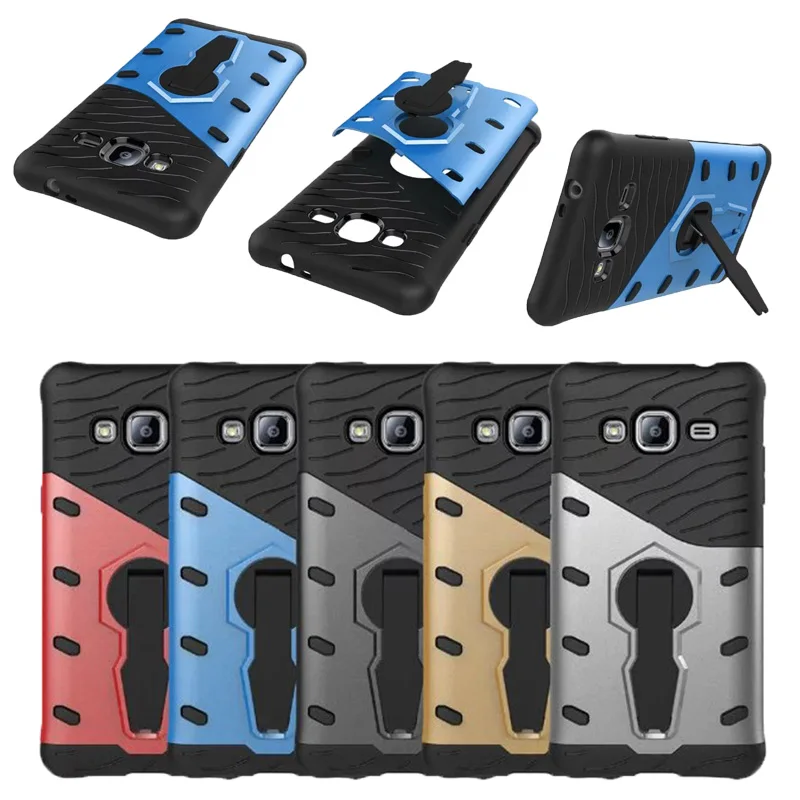 

For Samsung J 3 J300 J3 2015 Case Hybrid Armor with Back Rotation Holder Phone Cover Case for Samsung Galaxy J3 2016 J320 J320F
