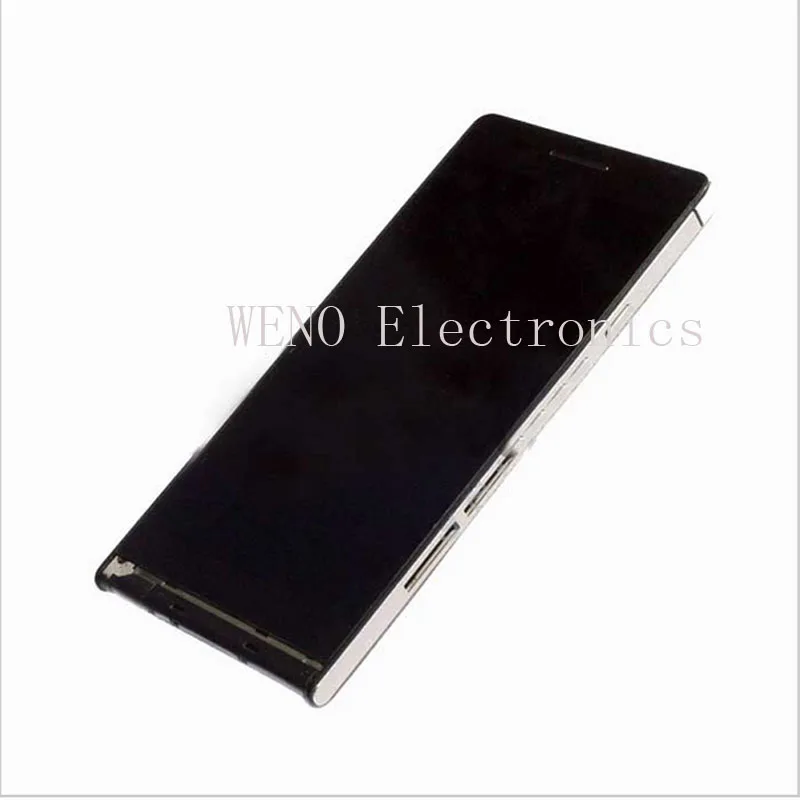 

LCD screen display+Touch digitizer with frame For Huawei Ascend P6 P6S with Dust plug black or White Free Shipping