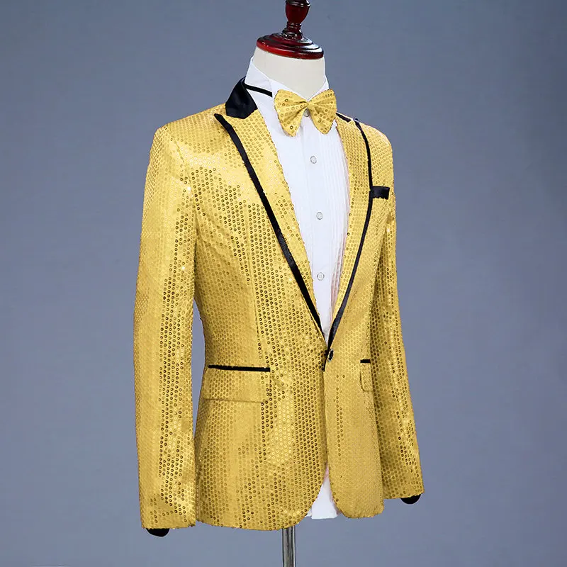 men gold sequin blazer (7)