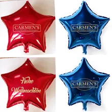 700 шт. логотип печать воздушные шары Свадебные украшения праздничные атрибуты 18 дюймов алюминиевой фольги баллон промо-детские игрушки