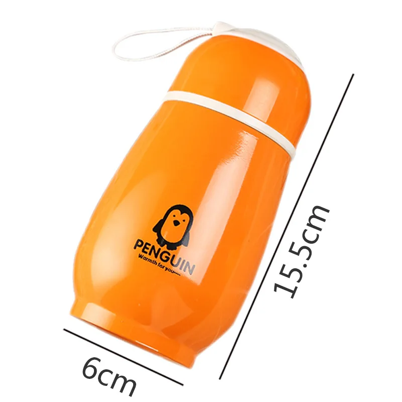 Конфеты цветные чашка с пингвином мультфильм ребенок стакан Thermocup нержавеющая