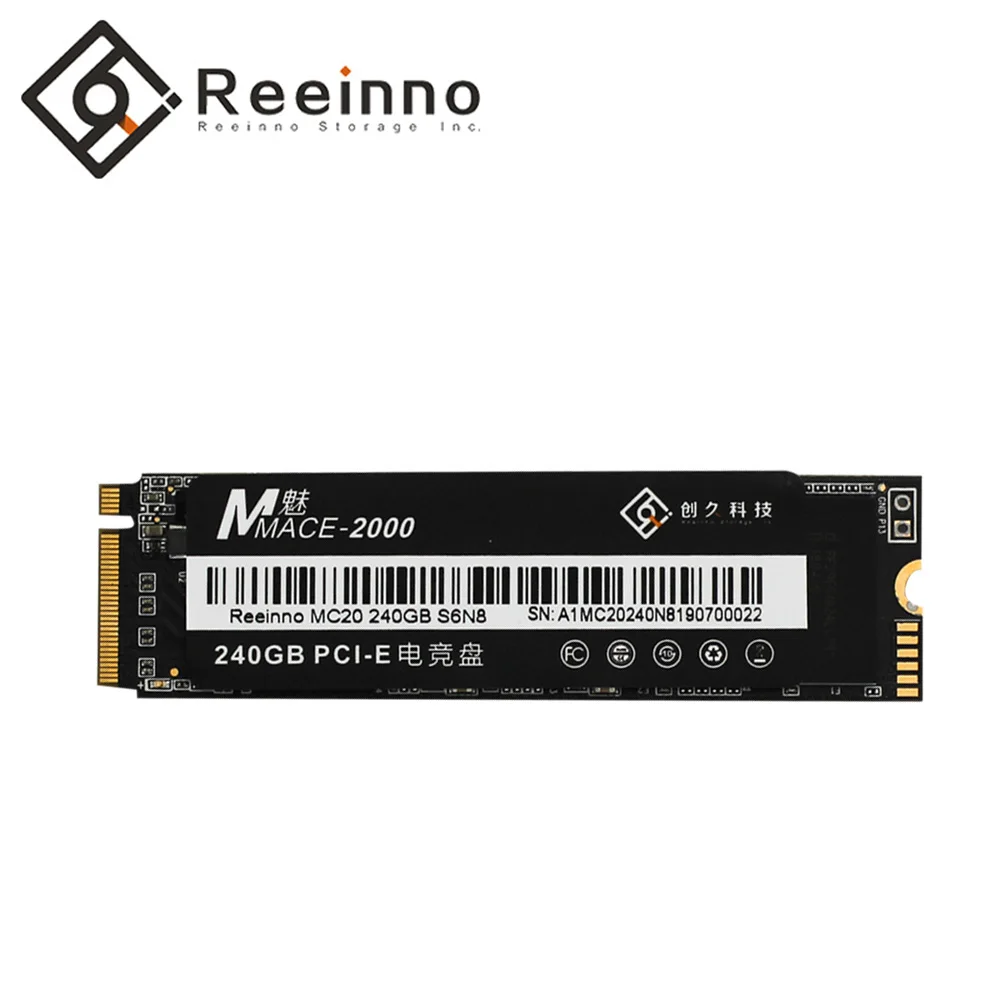 

Reeinno Mace-2000 SSD M.2 NVMe PCIe 960GB 2280 HD 1.8GB/s 3D NAND Flash super speed solid-state Hard Drive for Desktop Laptop