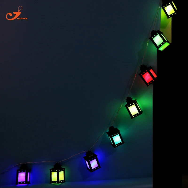 

Color lantern light Patio string lights fairy holiday Led Christmas lighting battery powered home lighting Ramadan lamps decor