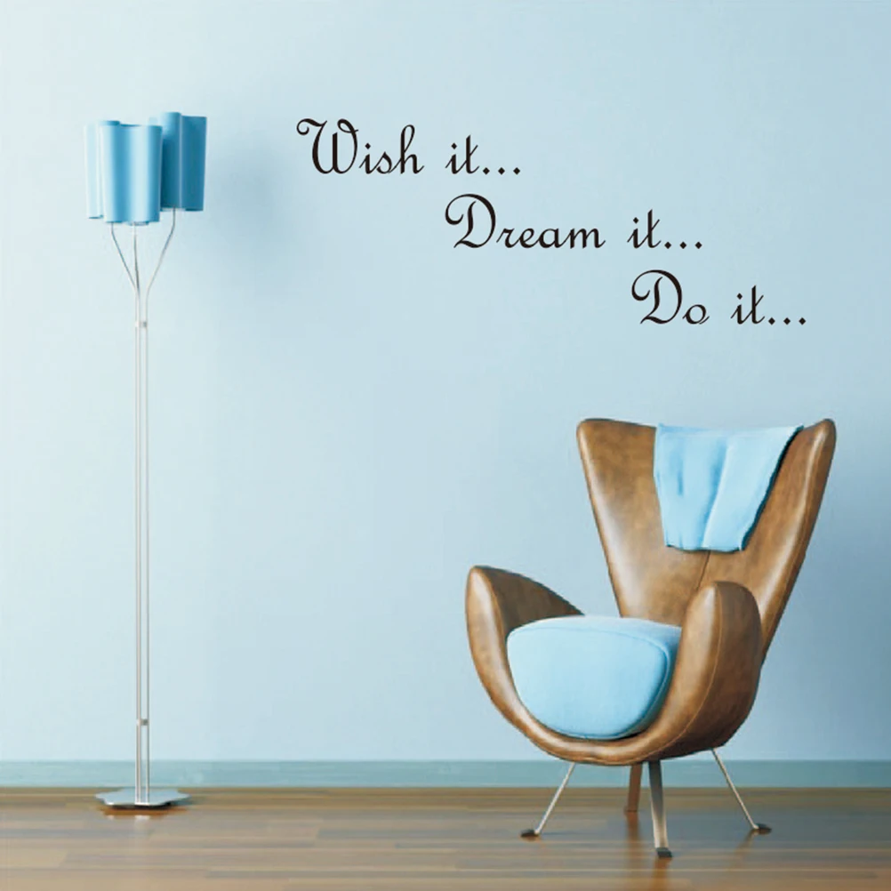 1 шт. нетоксичные самоклеющиеся экологически чистые съемные Wish It Dream Do обои