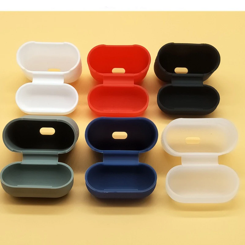 Silicone Case For A-apple Airpods Proof Protector Cover Pouch Anti Lost Case True Wireless Earphone Accessori-es random color