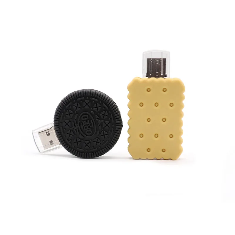 USB флешка мультфильм ручка-печенье привод 4G 8GB 16GB 32GB 64G Милая Oreo модель карта памяти u диск персональный подарок флешка usb