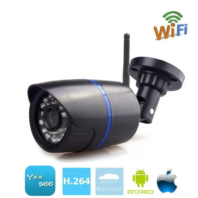 

MseeAD Yoosee IP Camera Wifi 1080P 960P 720P ONVIF Wireless Wired P2P CCTV Bullet Outdoor Camera With MiscroSD Card Slot Max 64G