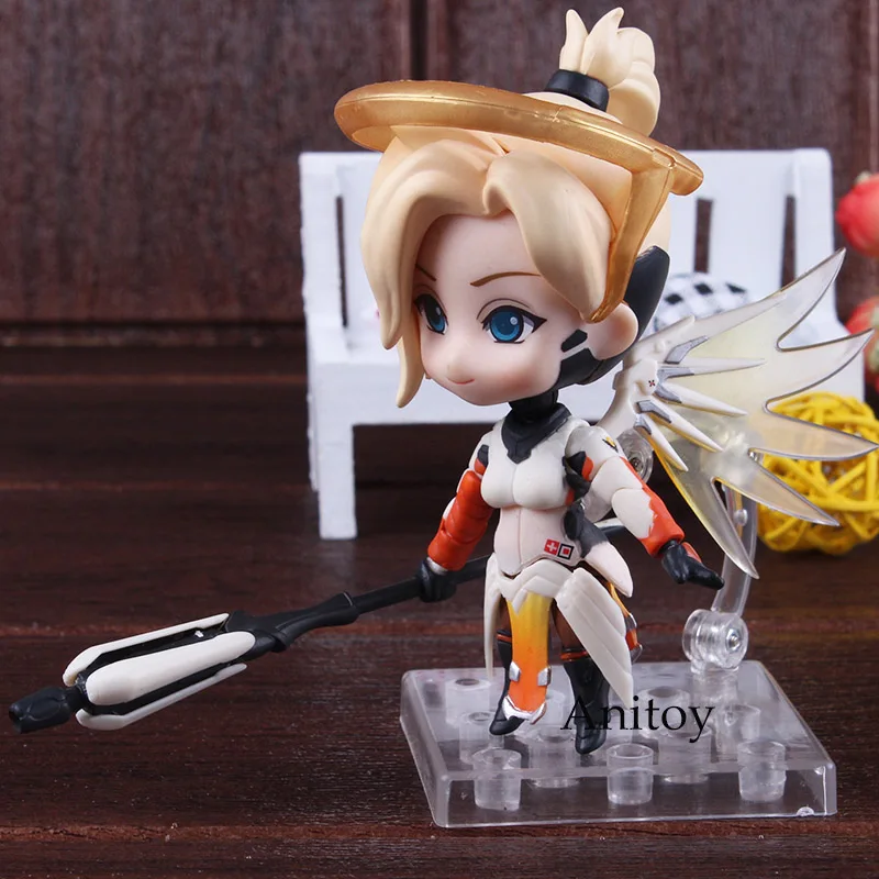 Nendoroid 790 Mercy Classic Skin Edition ПВХ Мерси фигурка Коллекционная модель игрушка кукла