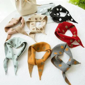 

2019 explosion models triangle small scarf women's towel female long strip wild small scarf decorative scarf wool scarf