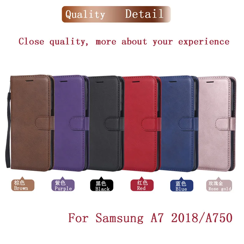 Чехол A7 для samsung Galaxy A7 A750, чехол-книжка, кошелек, кожаный чехол для телефона, чехол для samsung Galaxy A7, чехол