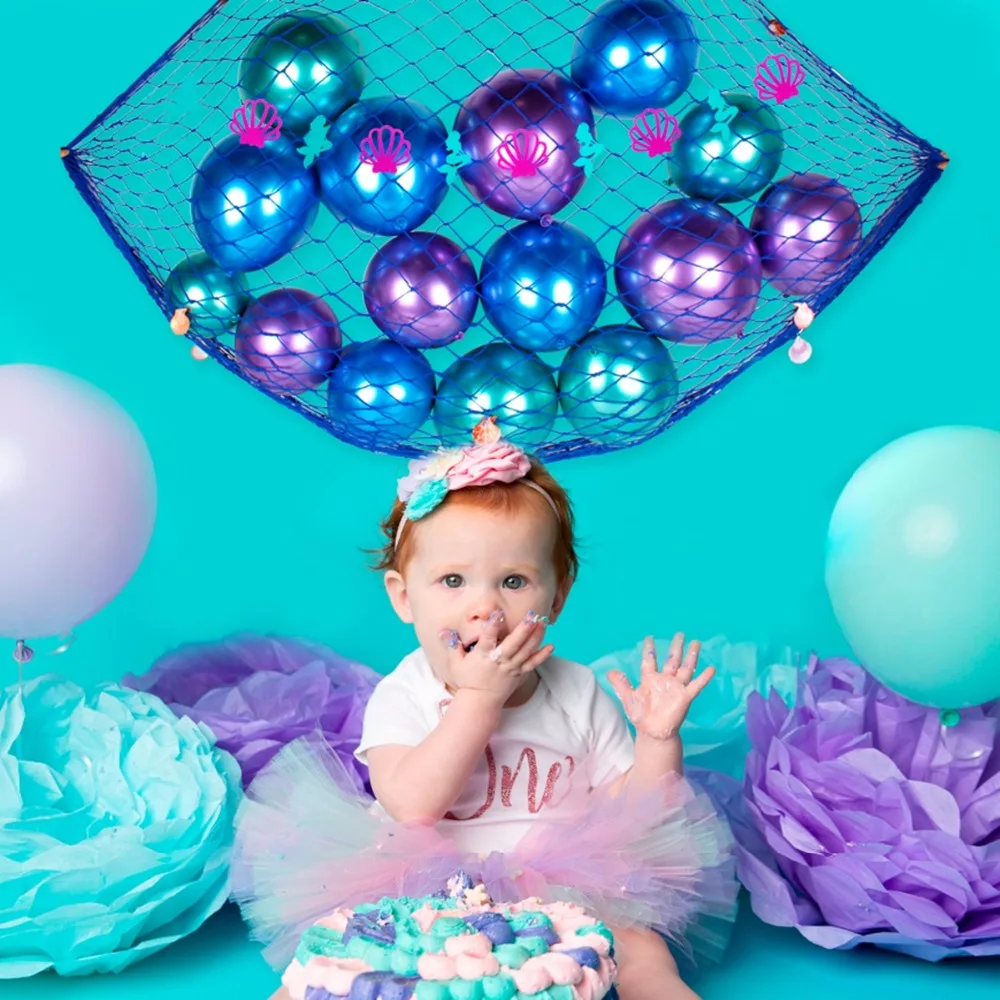 

Mermaid Birthday Party Decor Background Birthday Party Decoration Kids Mermaid Party Supplies Baby Shower Party Favor
