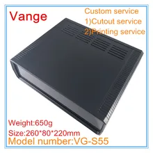 1 шт./лот, электрический преобразователь, проектная коробка 260*80*220 мм, АБС-пластик, diy Распределительная коробка для настольного проектора, шасси