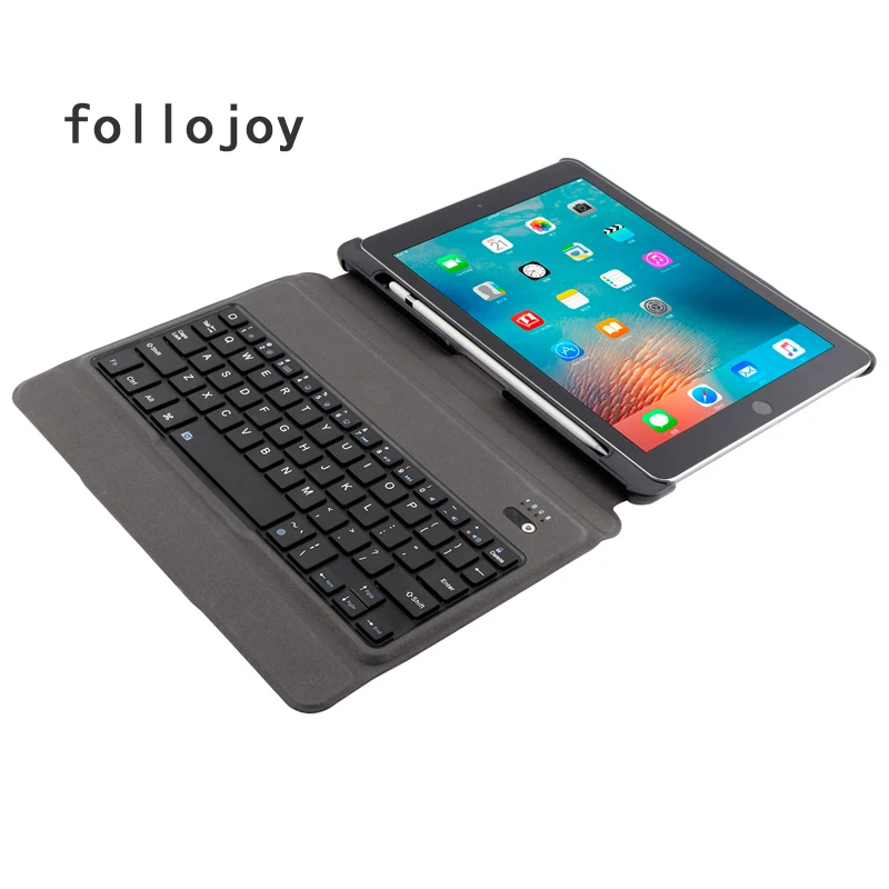 

Bluetooth Keyboard Case For iPad 2018 9.7 Ultra Slim Stand Leather Cover For iPad 2017, Pro 9.7 Air 1/2 Tablet Keyboard