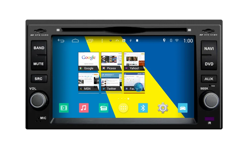 Sale Android 4.4 Car Multimedia Player For Kia Pride 2005~2011 Autoradio Stereo Radio DVD GPS Navigation Navi Media S160 System 14