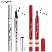 12 шт. YANQINA Ultimate Прохладный Черный жидкая подводка Ручка fast dry eye liner pencil водонепроницаемый долговечный Красота макияж YAN003